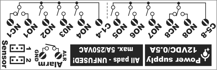 Terminals Drawing 8R2S1A