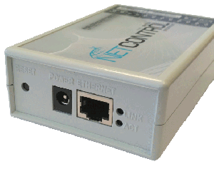 Front Panel with power supply and RJ-45F